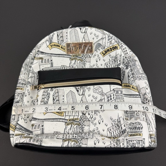 Harry Potter Diagon Alley Map Backpack Bioworld‎ Faux Leather Small Rucksack NWT main image 9